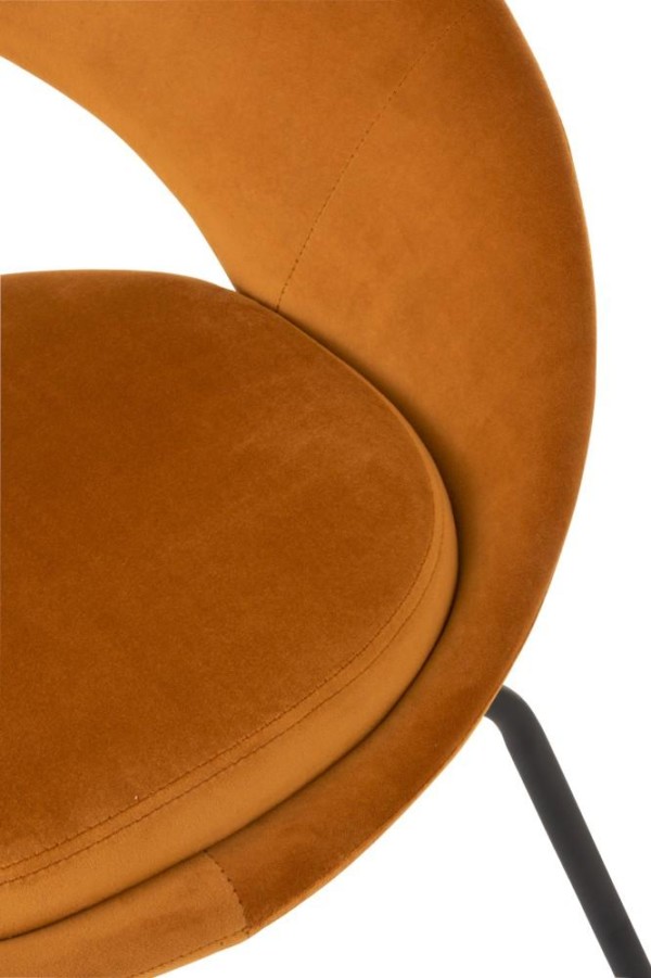 Chaise Ronde Jaune Ocre